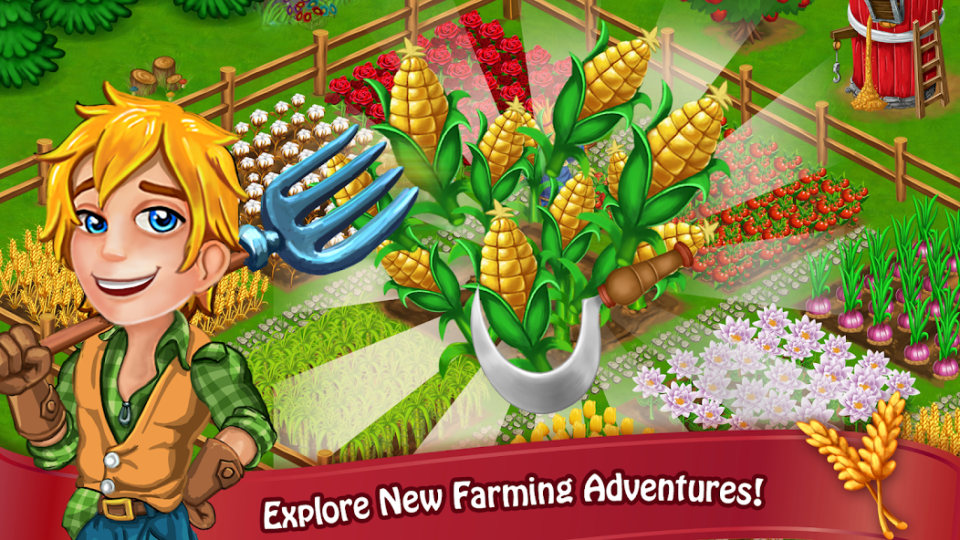 Farm Day Village offline farming game