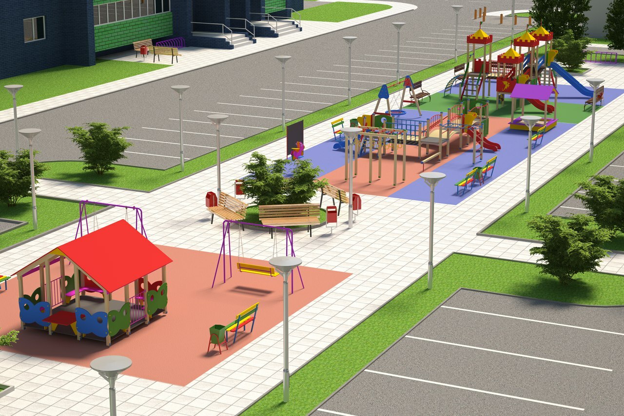 Дизайн проект детской площадки
