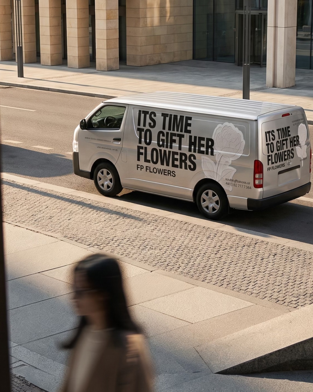 FP Flowers delivery car design