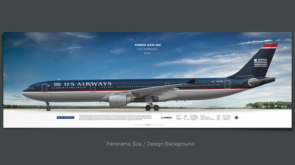US Airways Airbus A330-300 N276AY | Aviaposter