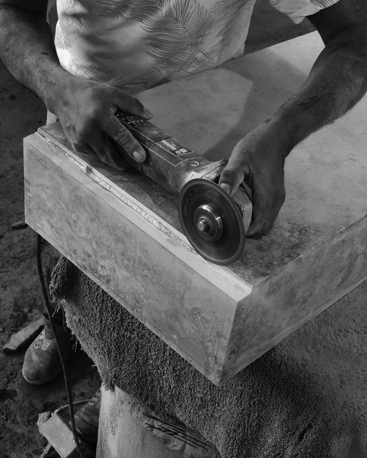 обработка гранита