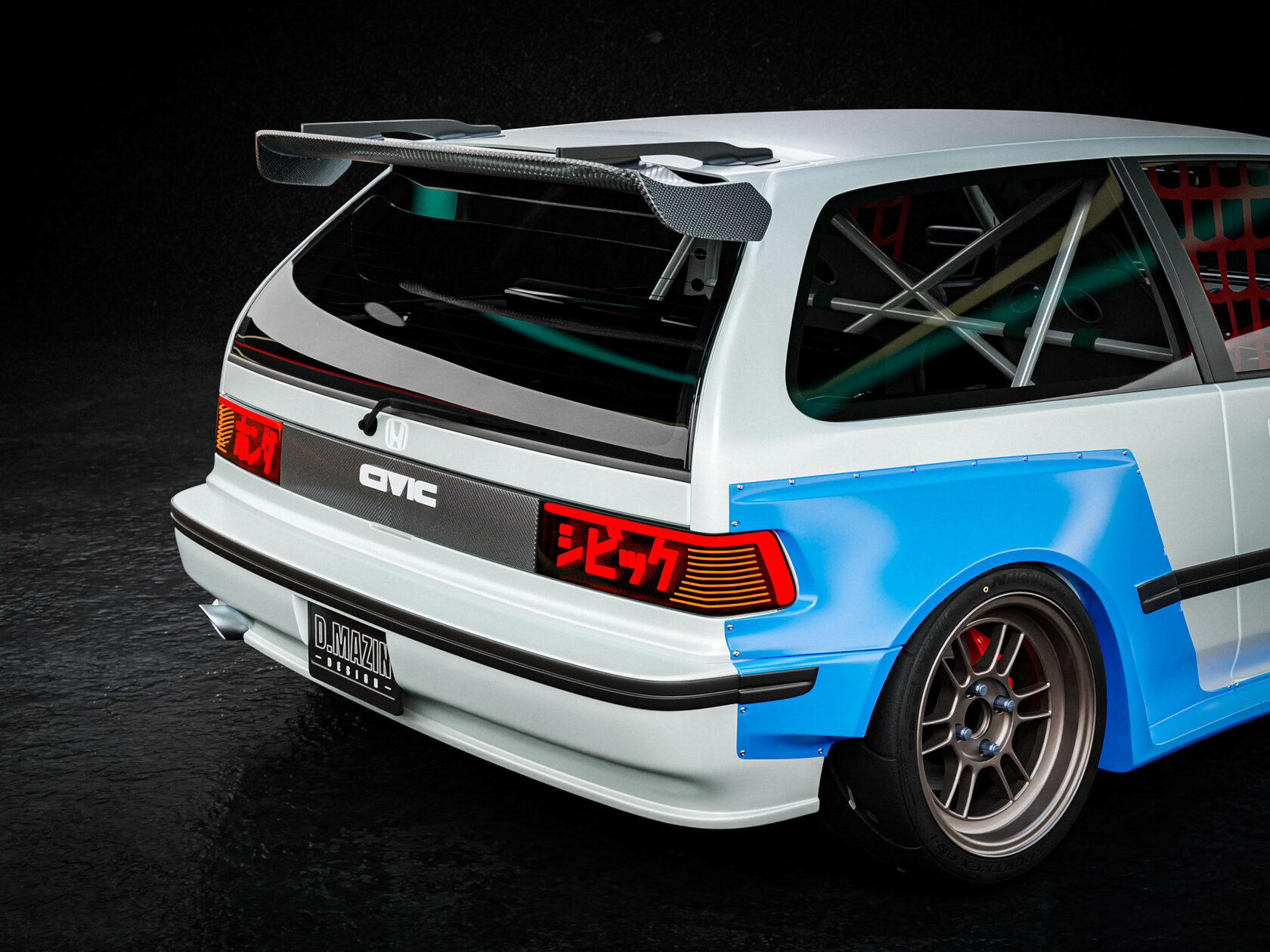 FENDERIST SPEC S Fender Flares Set / WIDE BODY KIT HONDA CIVIC EF 19871991