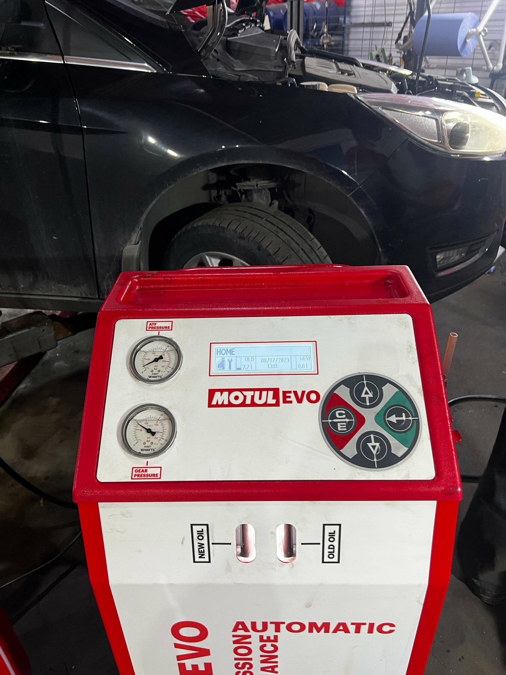 Состояние масла в АКПП до замены