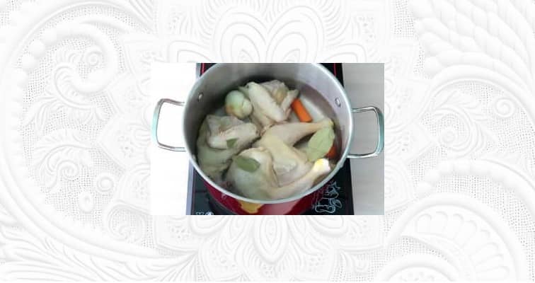 Приготовление харчо с курицей и рисом: шаг 1
