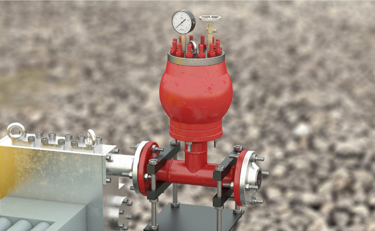 Пдны. Pump Unit 3d model. Vita International Inc. nitrogen Pumping Unit model vnk 150k-10.