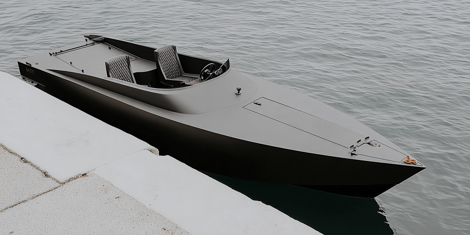 дизайнерский концепт лодки катера