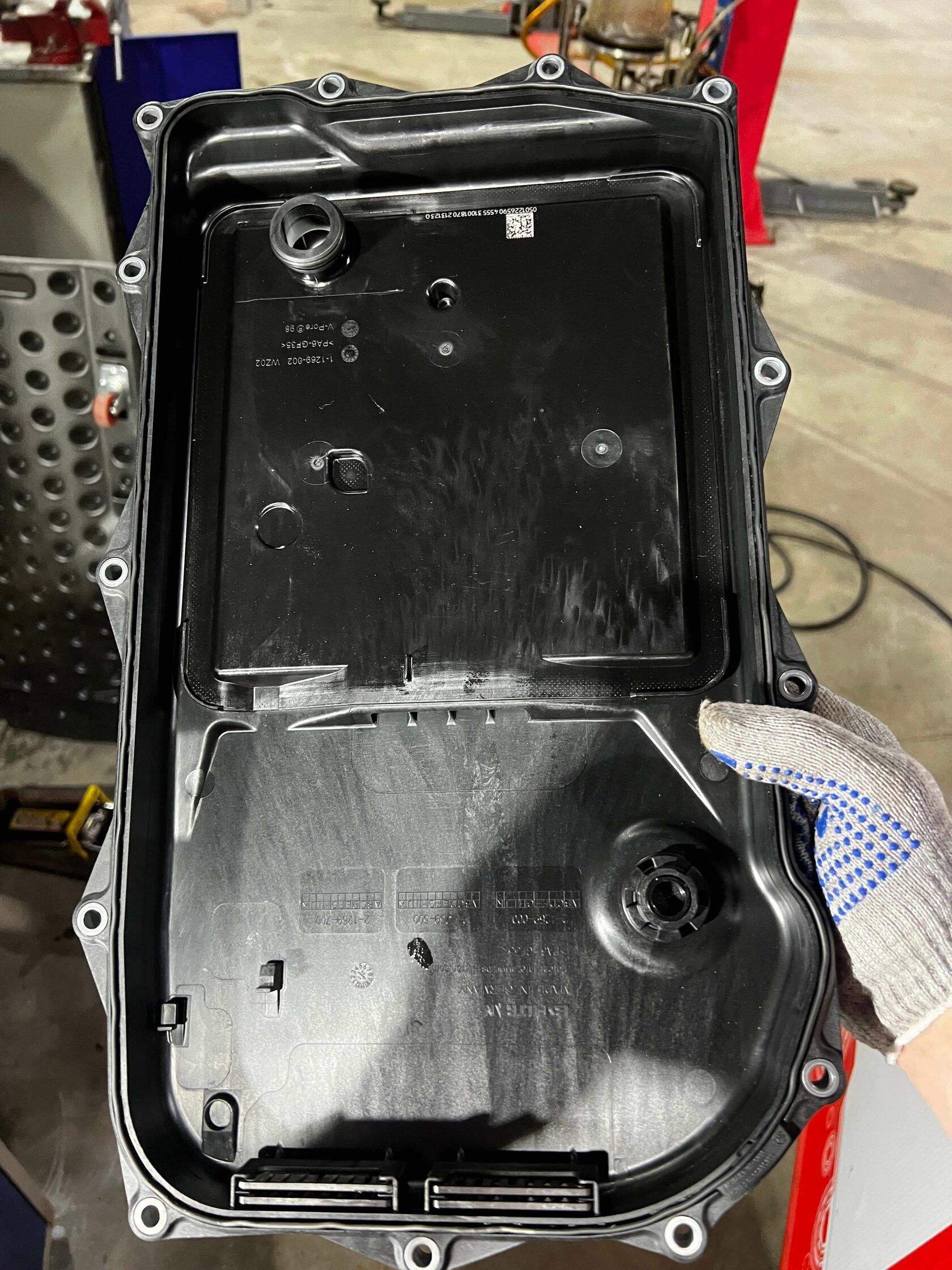 Подготовка нового поддона ZF