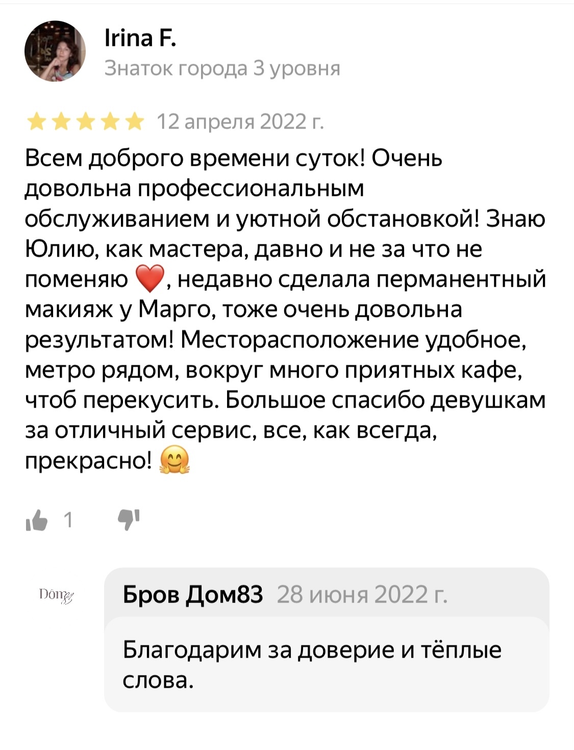 Отзывы Dom83 Юлия Алешко