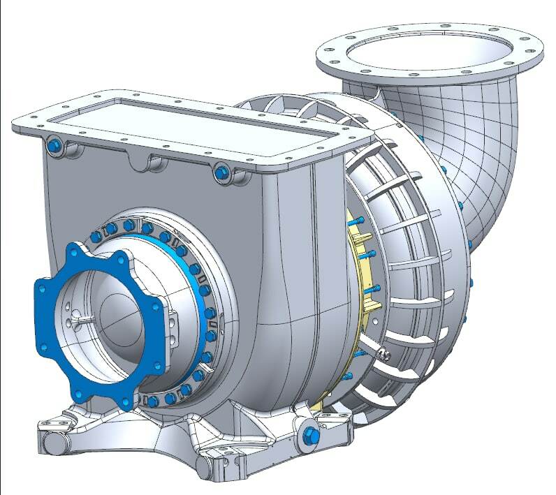 Турбокомпрессор первой ступени ABB Turbo Systems TPR56F33