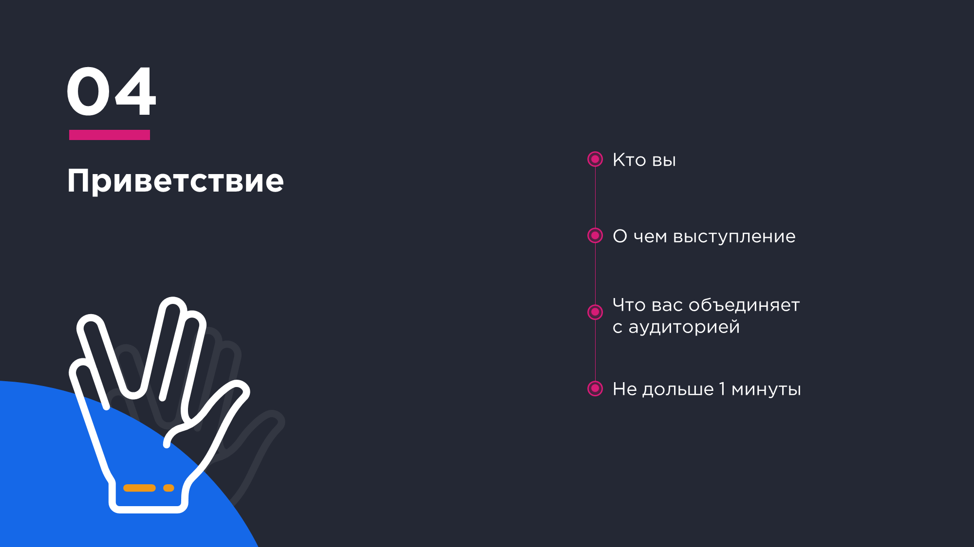 Приветствия на проекте