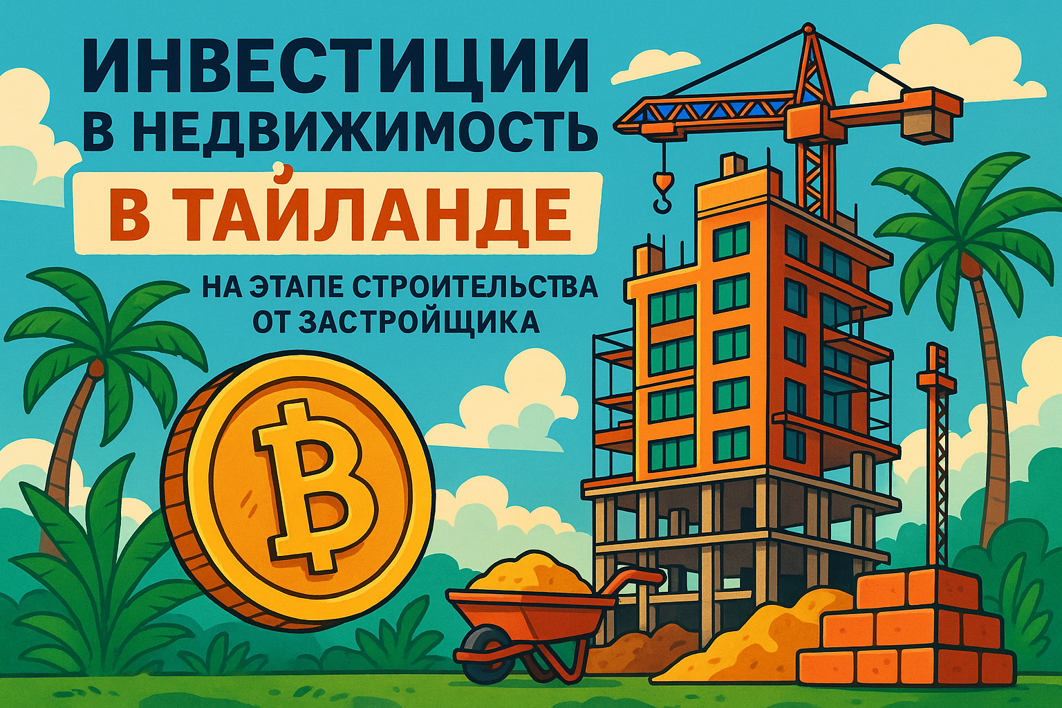 Инвестиции в недвижимость Таиланда на этапе строительства — один из самых прибыльных способов вложения капитала в 2025 году. Покупка квартиры или апартаментов от застройщика на стадии котлована позволяет зафиксировать минимальную цену и получить доход до