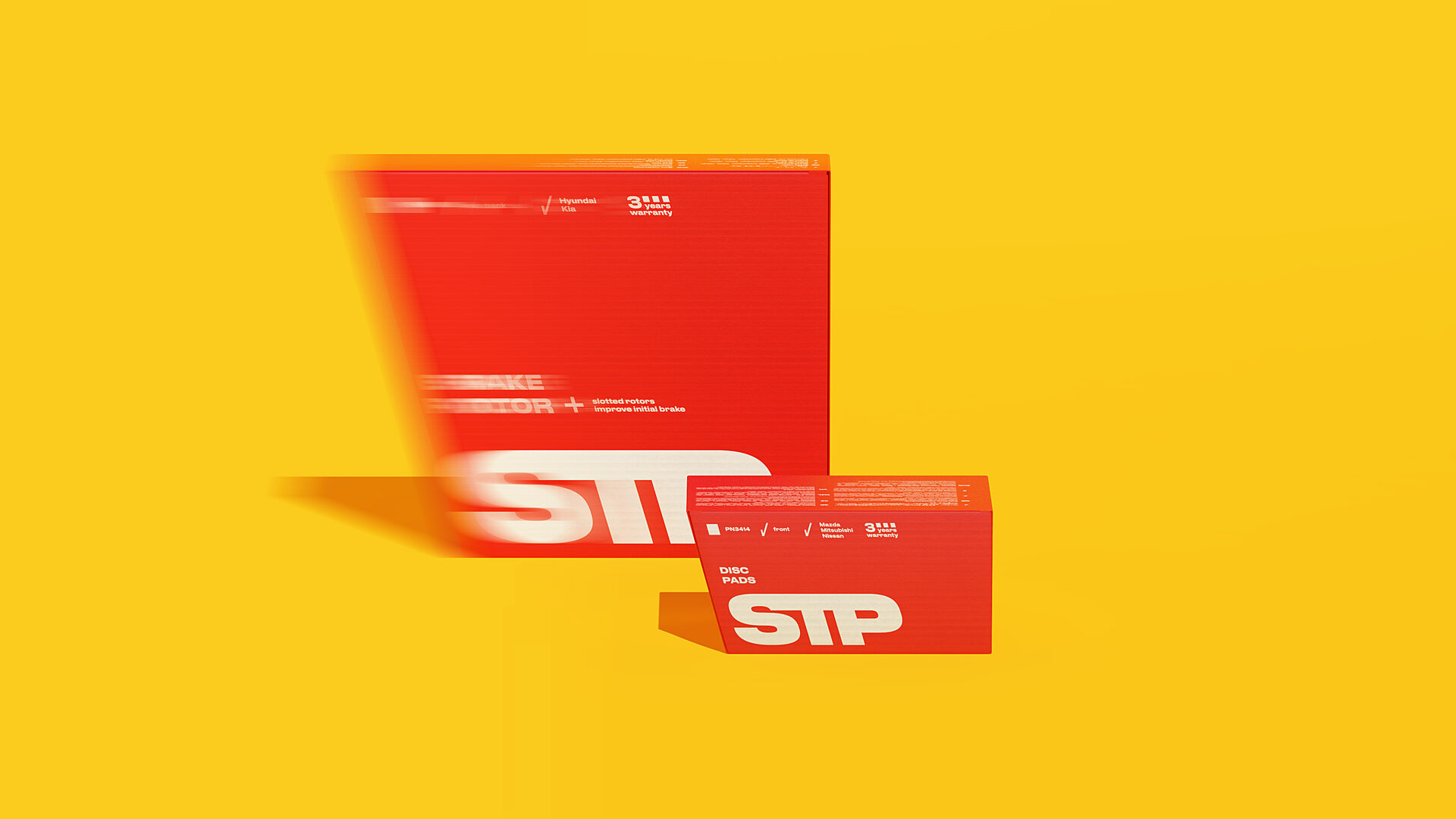 Упаковка для тормозных систем STP из Японии