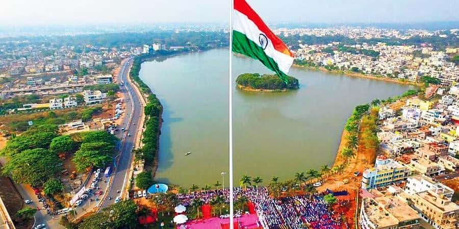 Фото самого высокого флага Индии