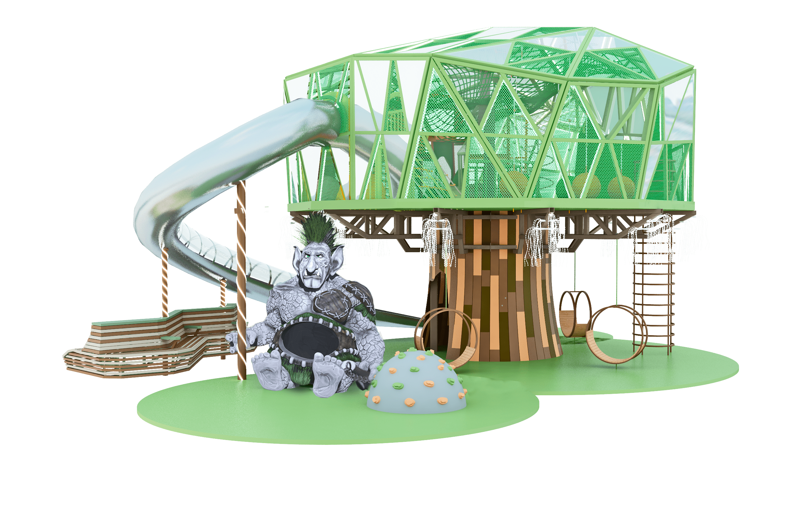 Дизайнерская детская площадка пнг