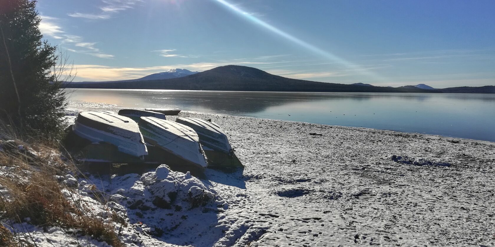 Озеро Зюраткуль в начале ноября