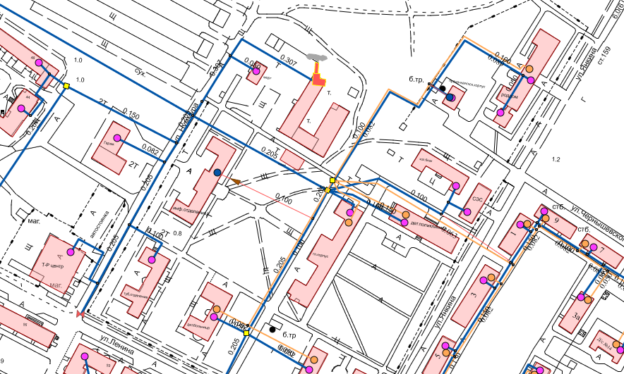 Схема теплоснабжения североморск