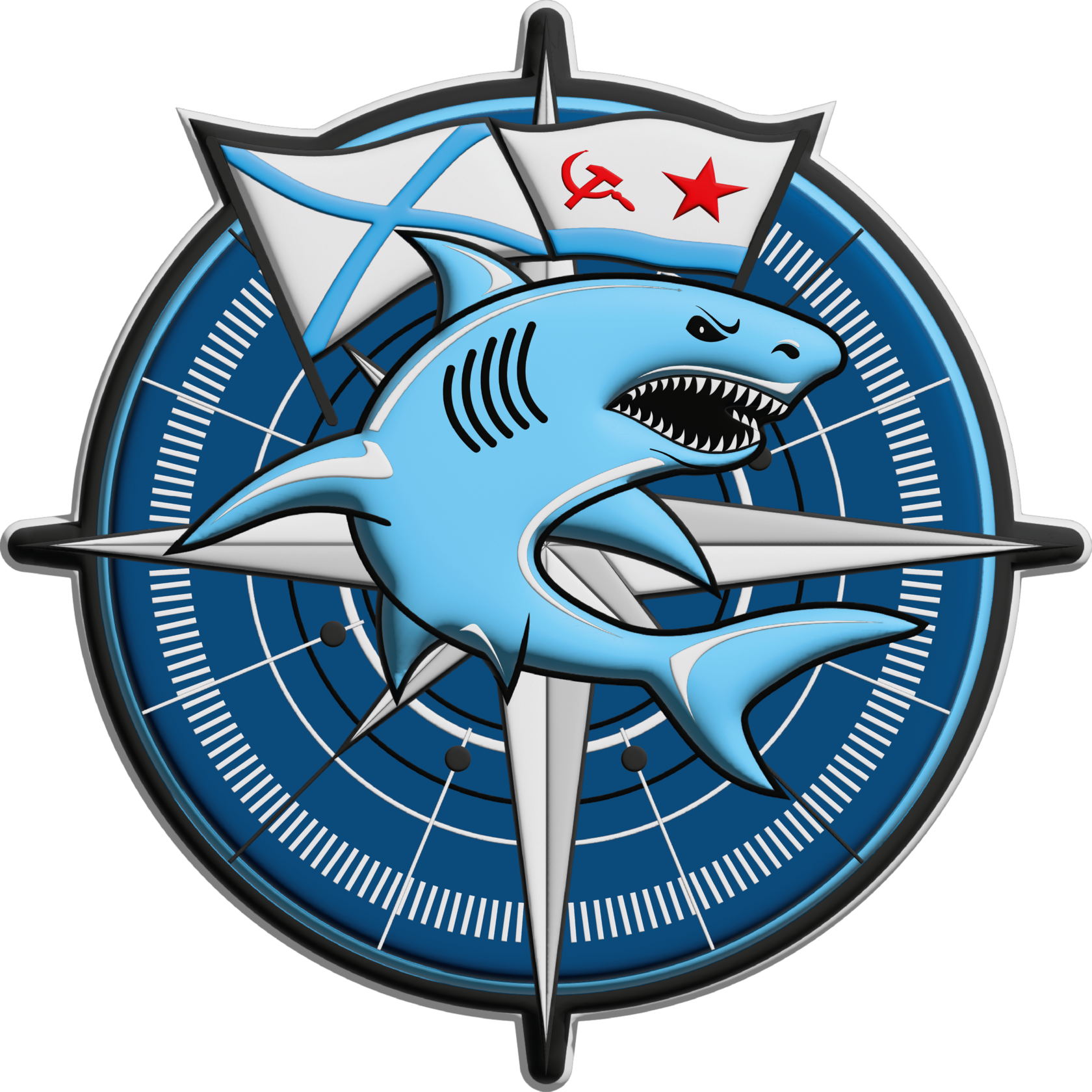 Эмблема «SHARKS» MC