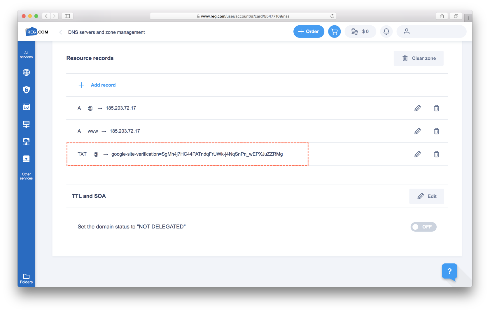 How to Verify Domain Ownership │ Tilda Help Center
