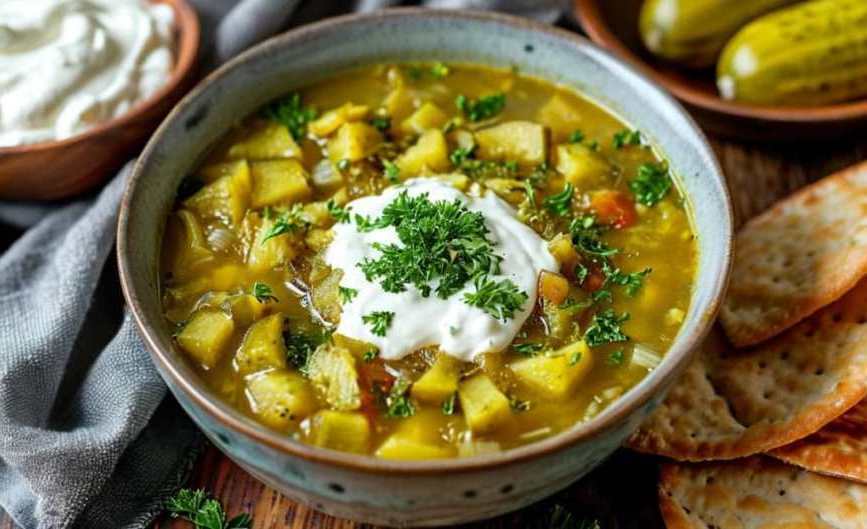 Приготовление «Ленинградского» рассольника с перловкой: шаг 16