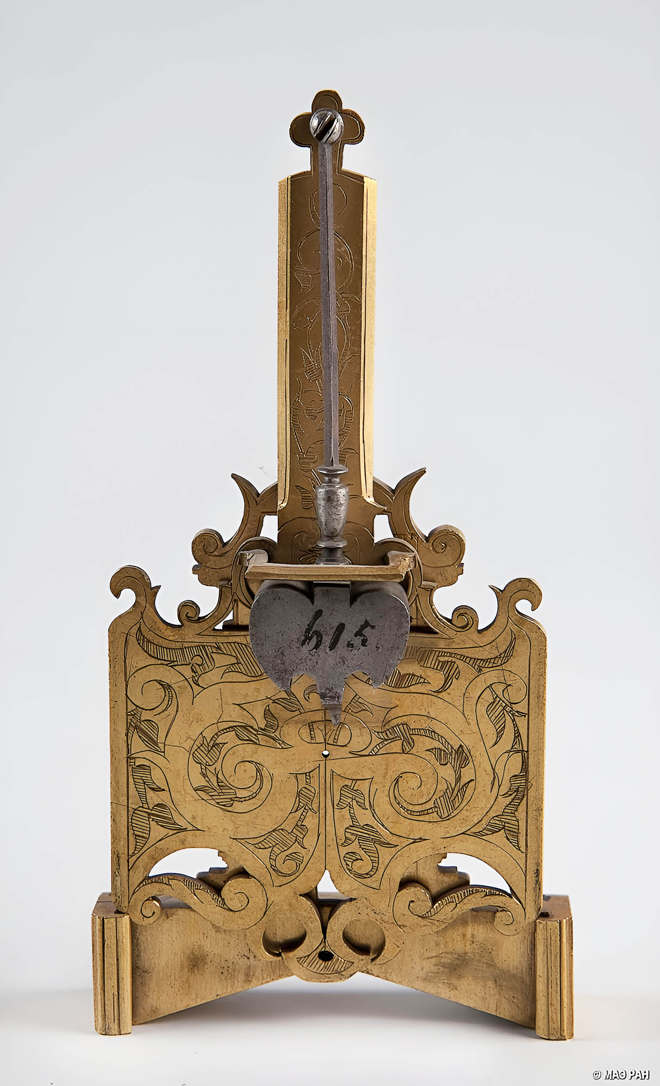 Орудийное прицельное приспособление (артиллерийский уровень). Неизвестный мастер. 1580. МАЭ РАН (Кунсткамера).