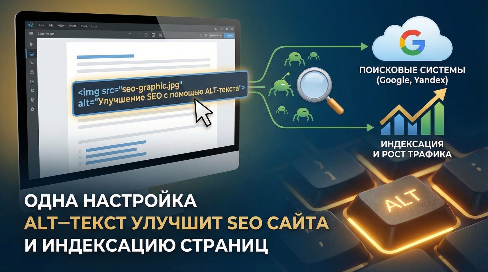 Чтобы улучшить индексацию страниц одной настройкой seo