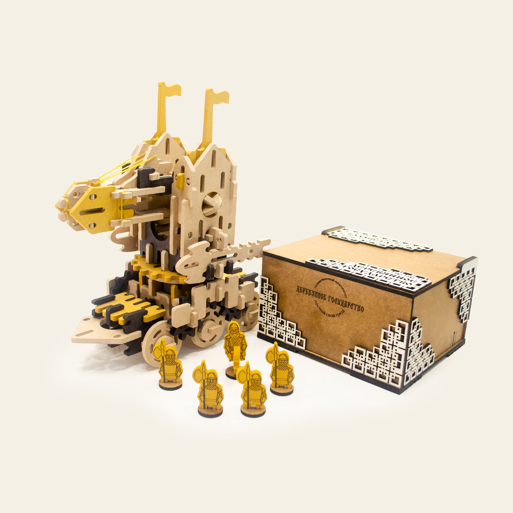 Деревянный конструктор «Баллиста» из серии «Орудия Деревянного государства»
