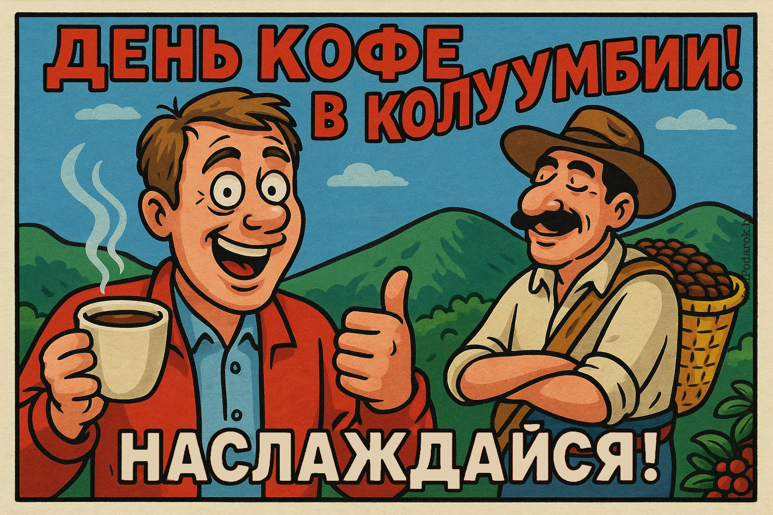 День кофе в Колумбии – картинка