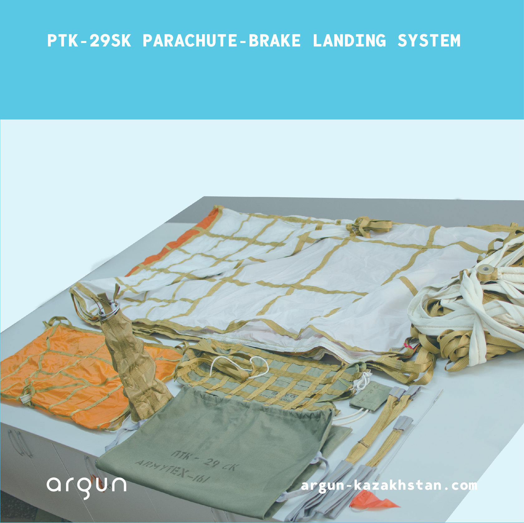 Parachutebrake landing system PTK29SK ARGUN