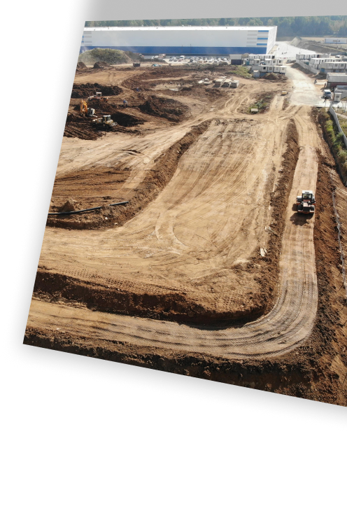 строительство индустриального парка Холмогоры 2я очередь