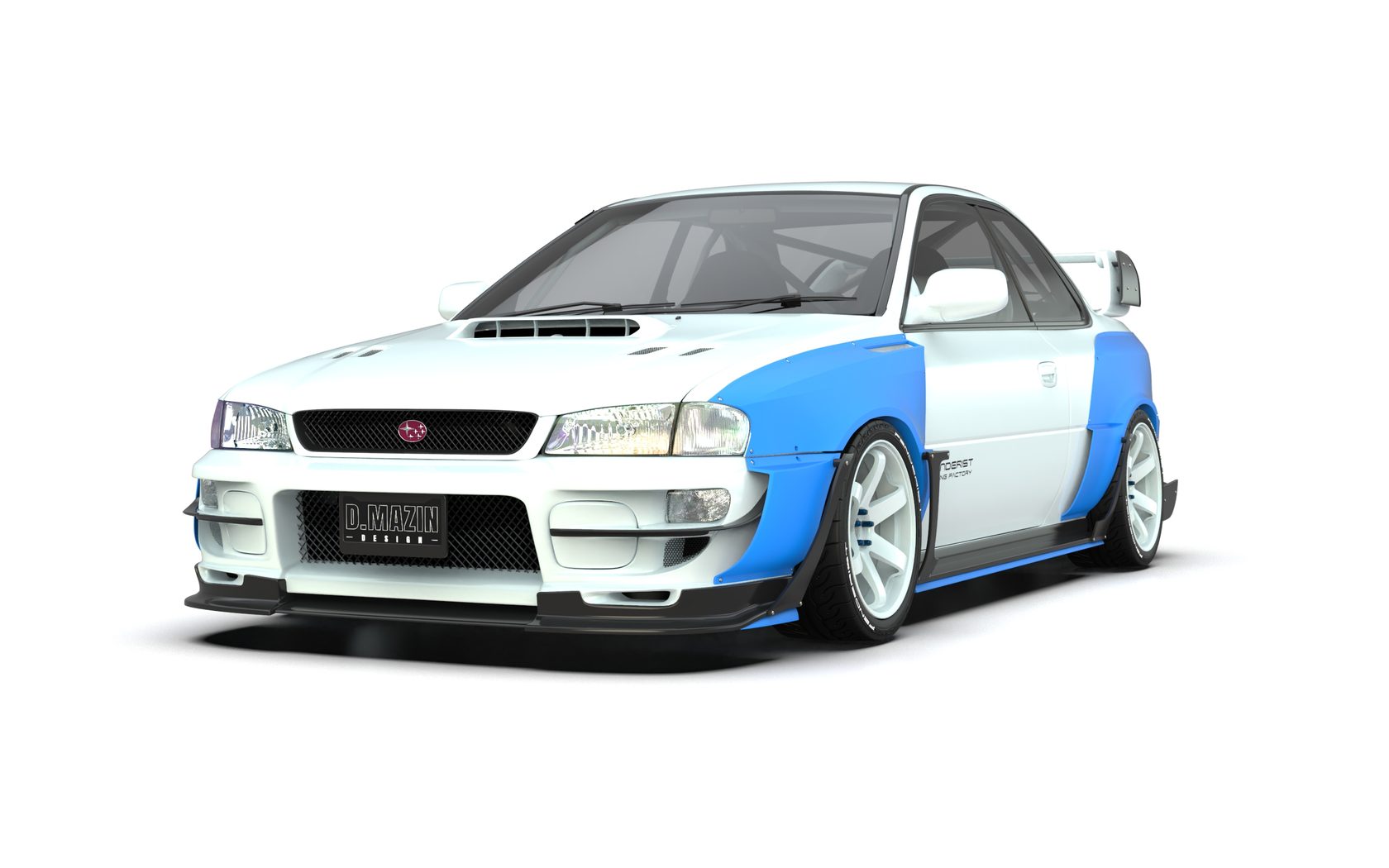 FENDERIST SPEC S Fender Flares Set / WIDE BODY KIT SUBARU IMPREZA COUPE 97-00