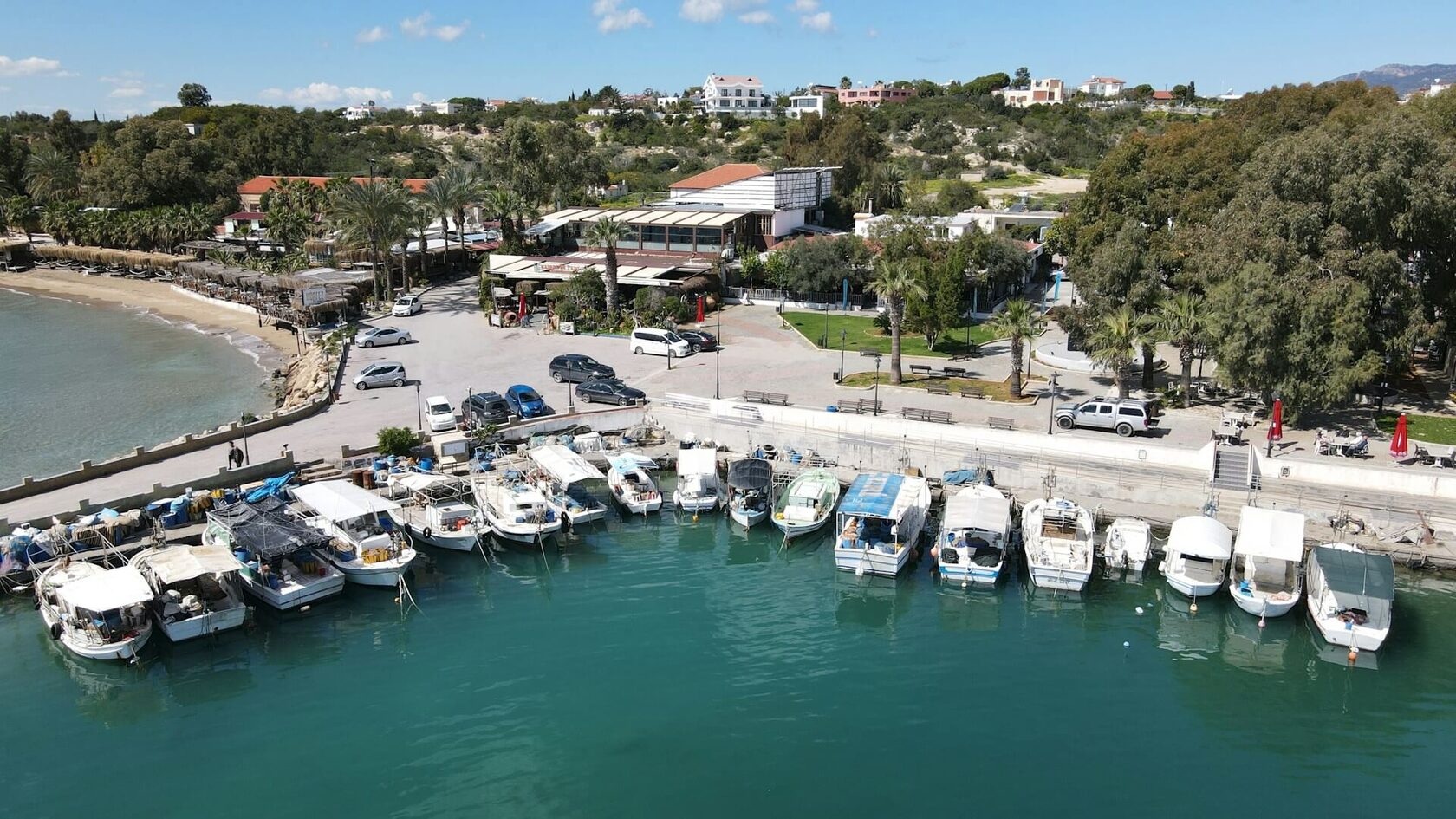 Гавань в Bogaz на Северном Кипре