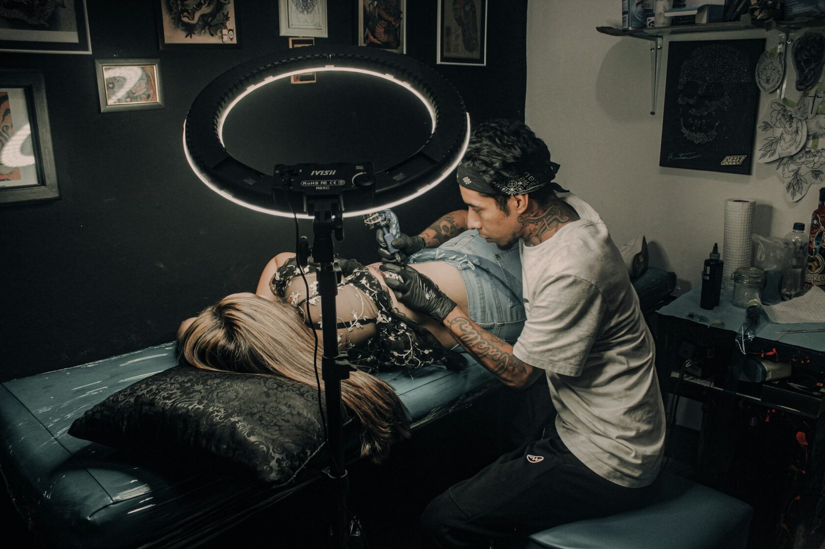 Professional portrait of Nata, body art artist