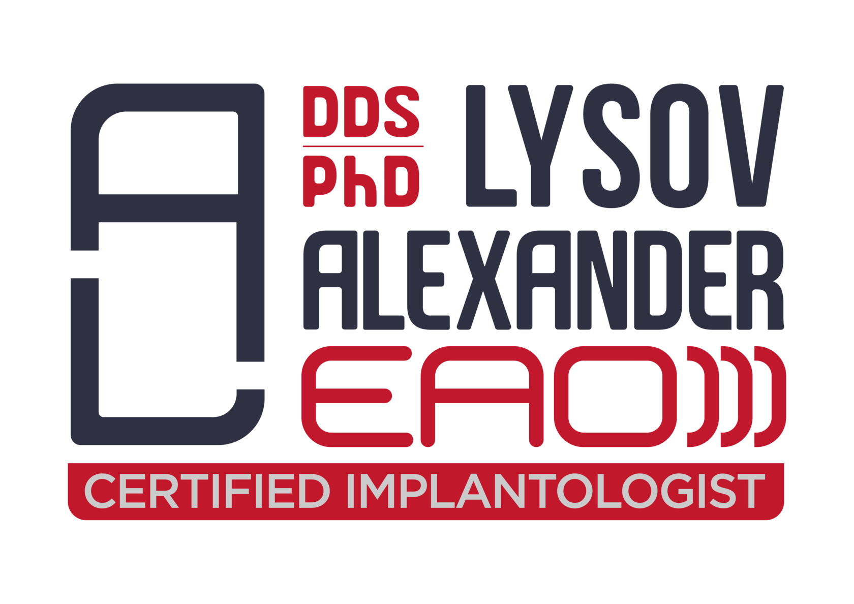Александр Лысов — DDS, PhD, EAO Certified Implantologist