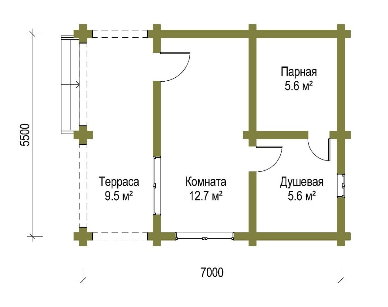 Проект бани 20 кв м - 80 фото