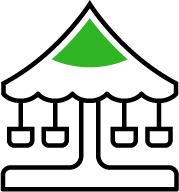 Развлечения на территории посёлка