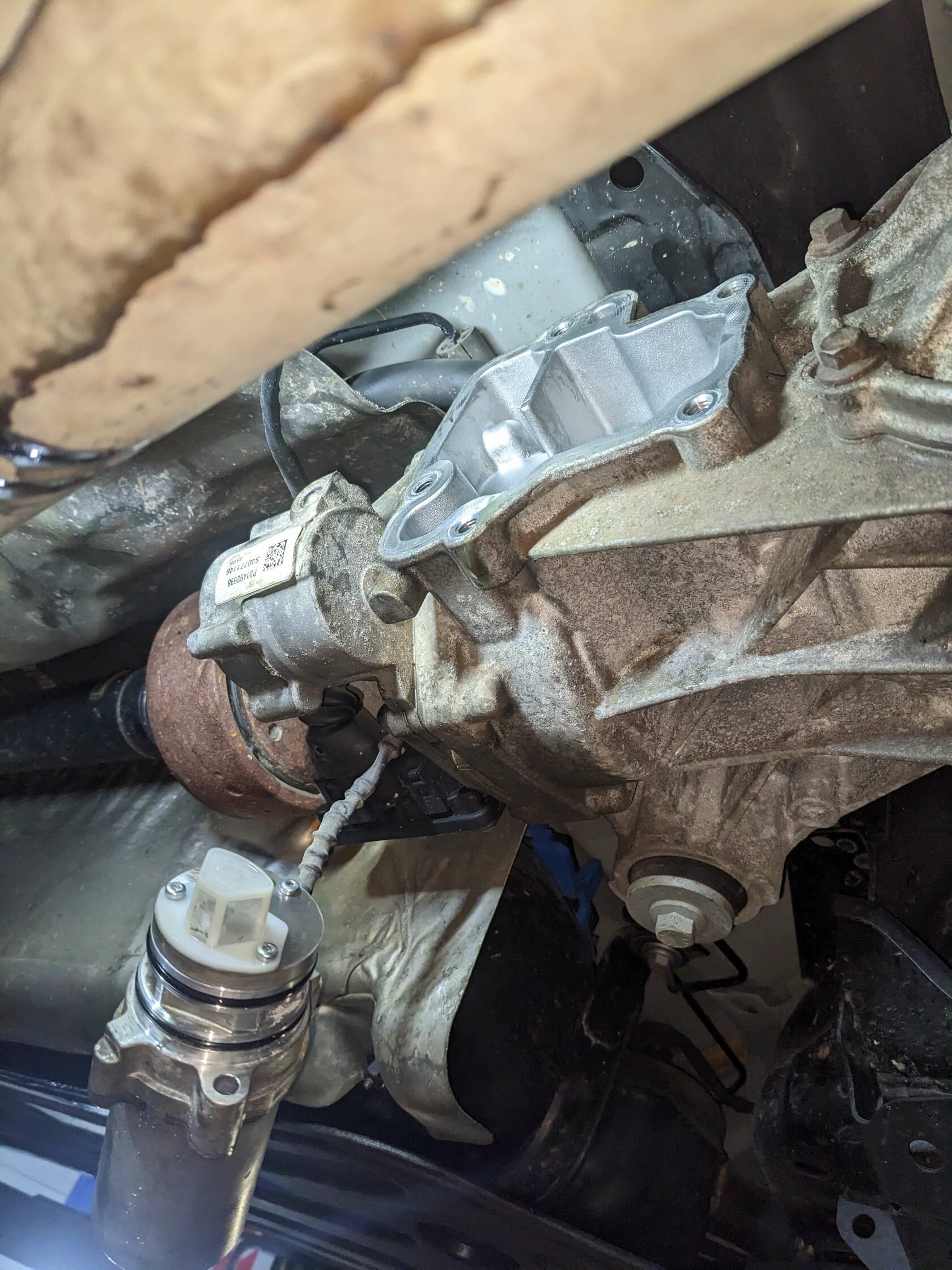 Чистка компонентов муфты Haldex