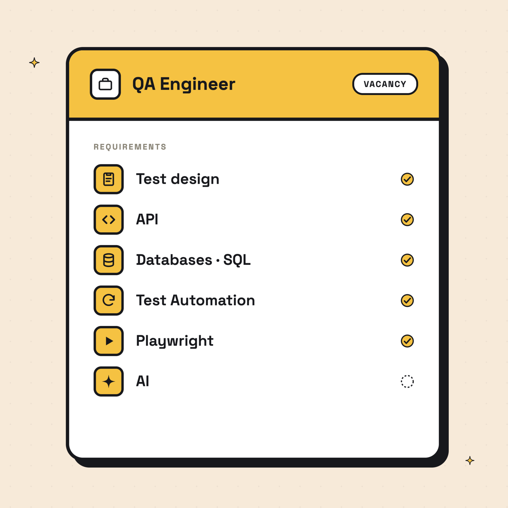 qa and ai job