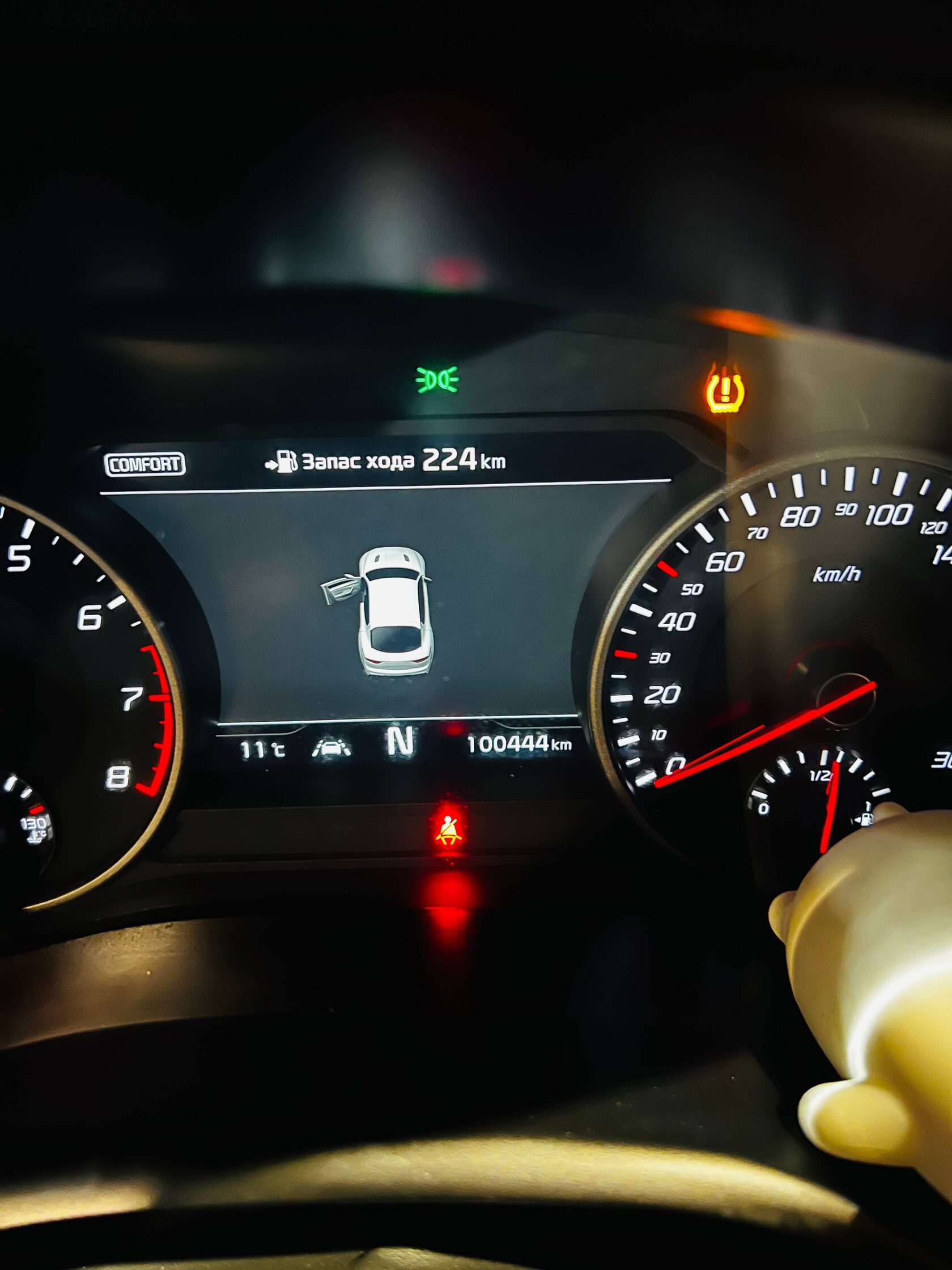 Фиксация пробега KIA Stinger