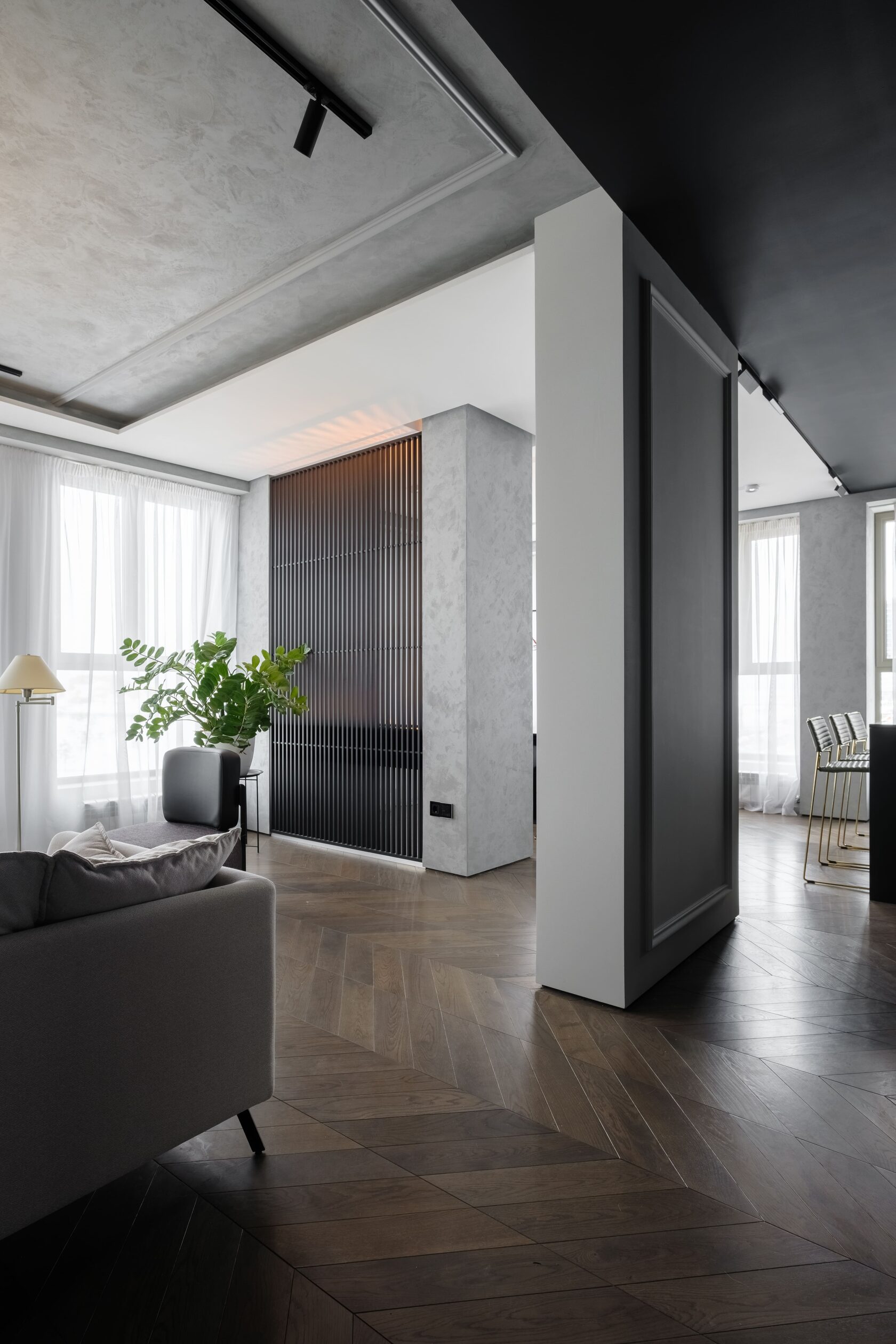 Жилой интерьер в ЖК Golden City 90 м2 | Petrov Design