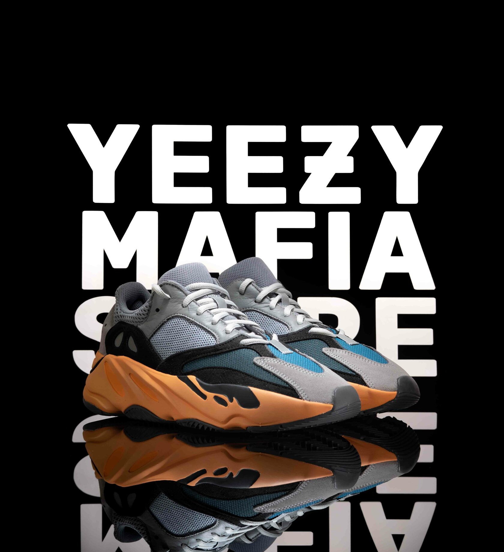 Adidas Yeezy Boost 700 Wash Orange 100