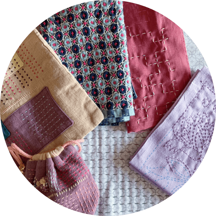 Вышивка сасикоя кодо (яп. 刺し子)