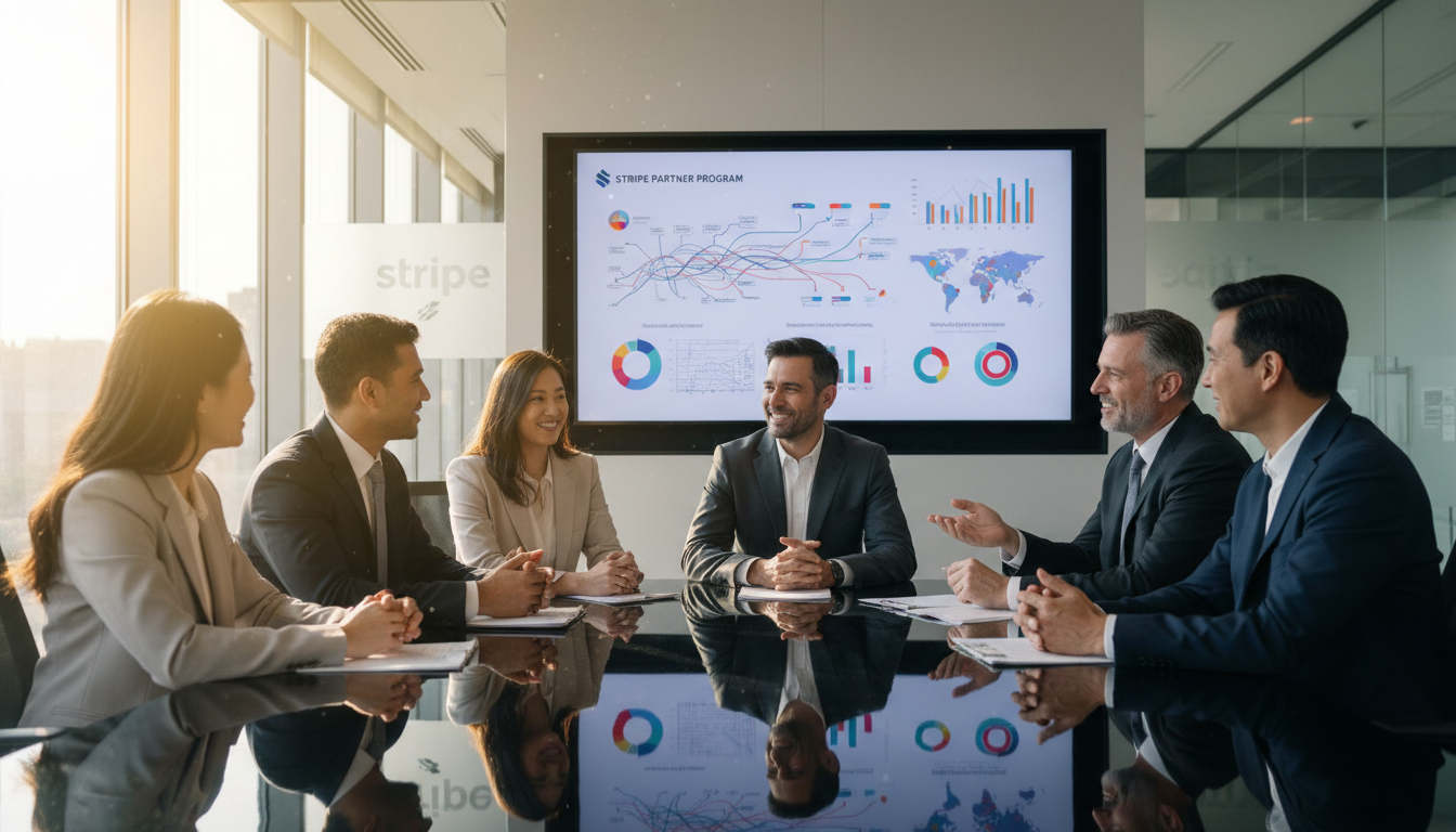 programa de socios y el ecosistema global de pagos de Stripe.