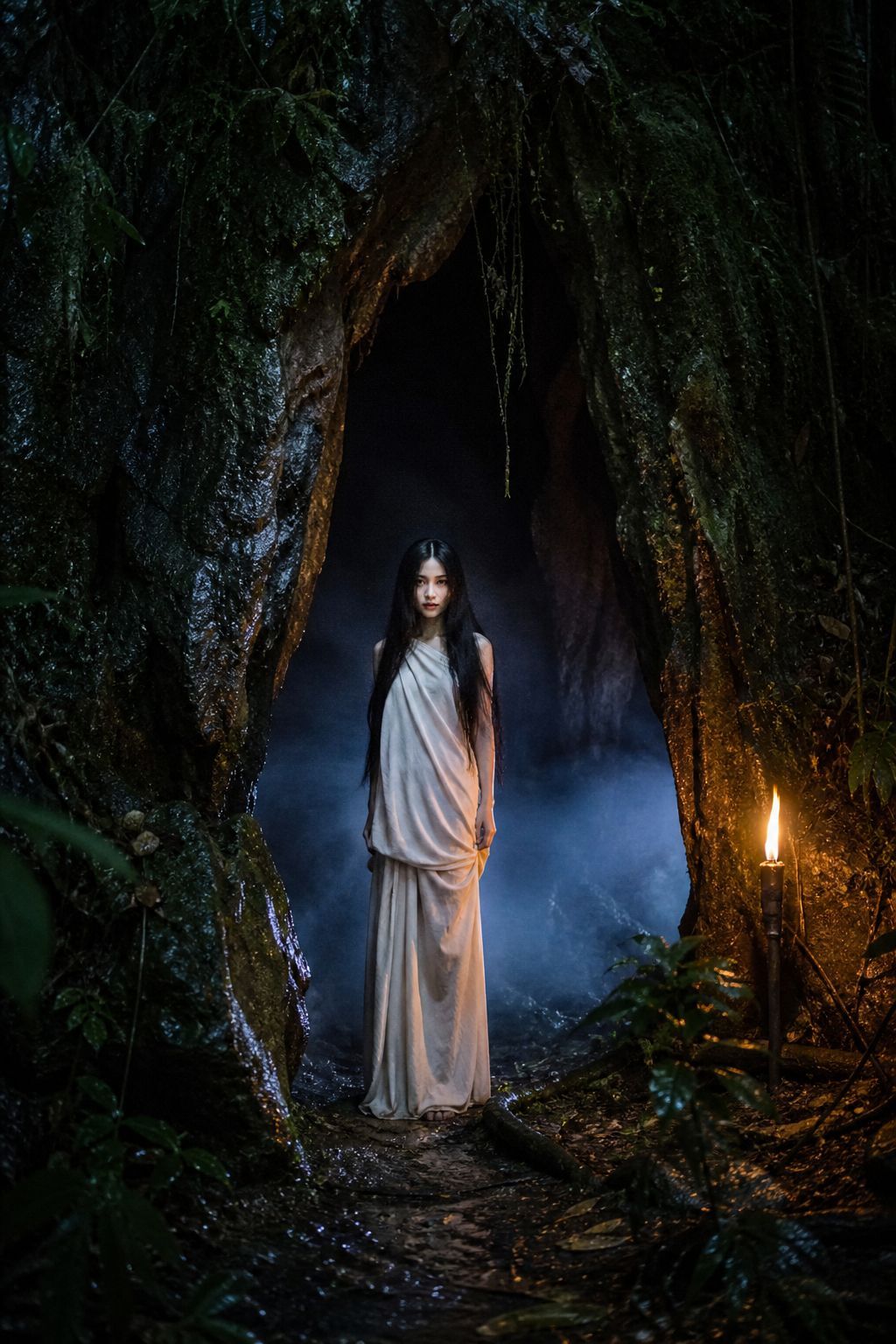 Hantu wanita cantik di gua angker Papua