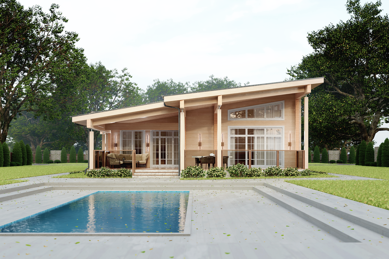 одноэтажный дом со вторым светом и террасой. одноэтажный дом с большими окнами. проект кимара 117. шале 100м2 одноэтажные. дом 2 свет одноэтажный второй.