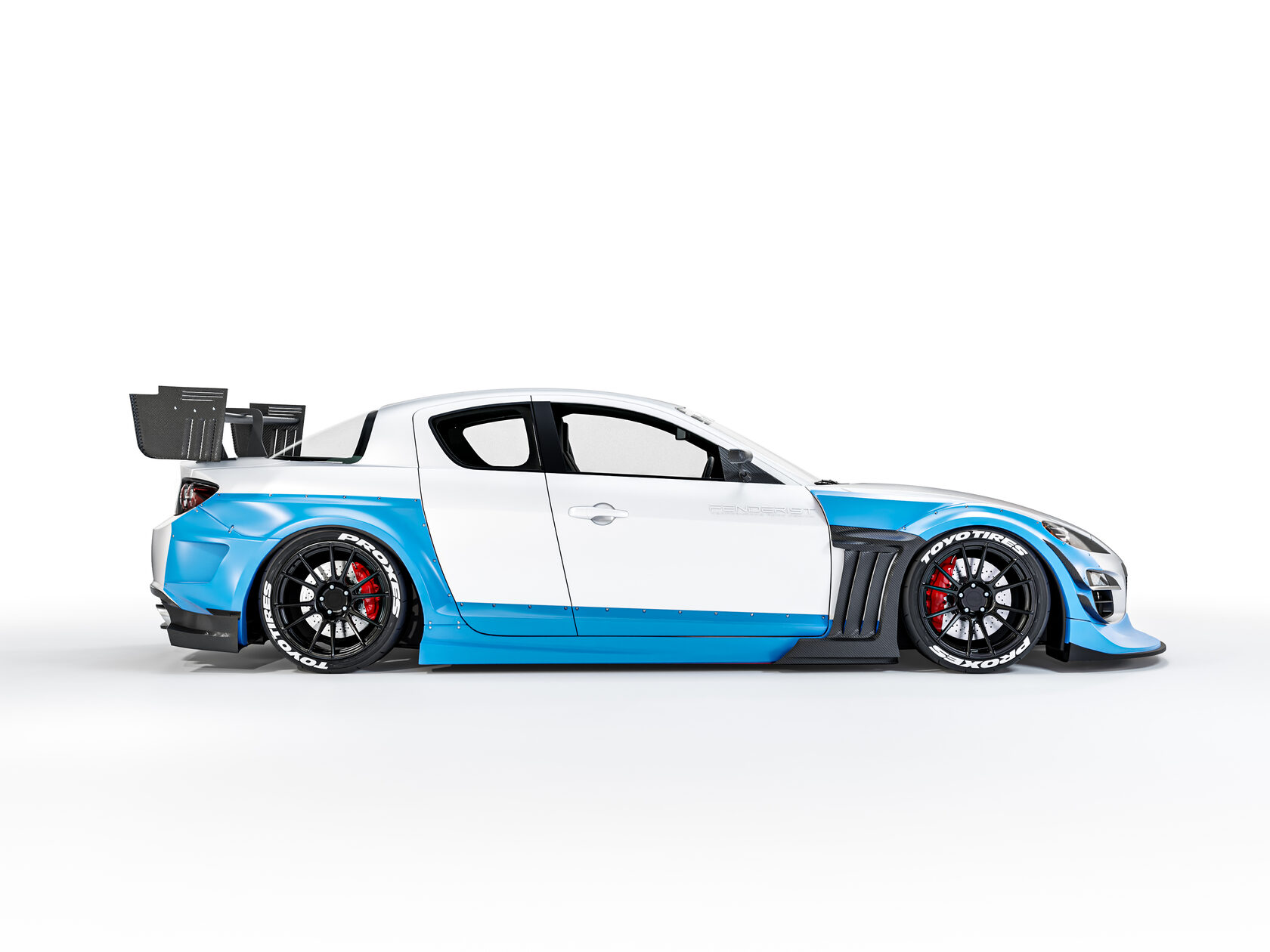 FENDERIST SPEC R Full kit / WIDE BODY KIT Mazda RX-8 2008-2012