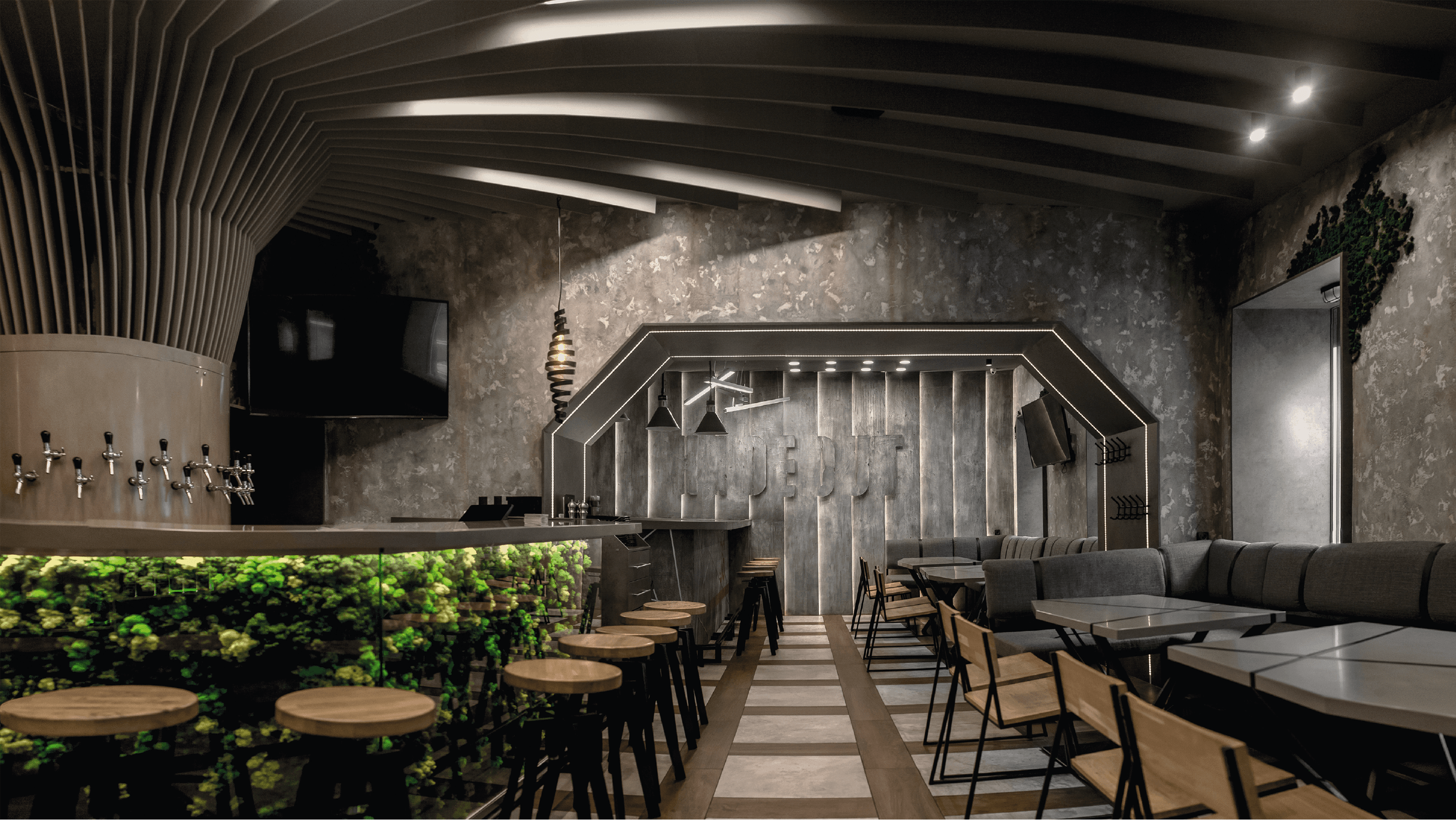 интерьер бара