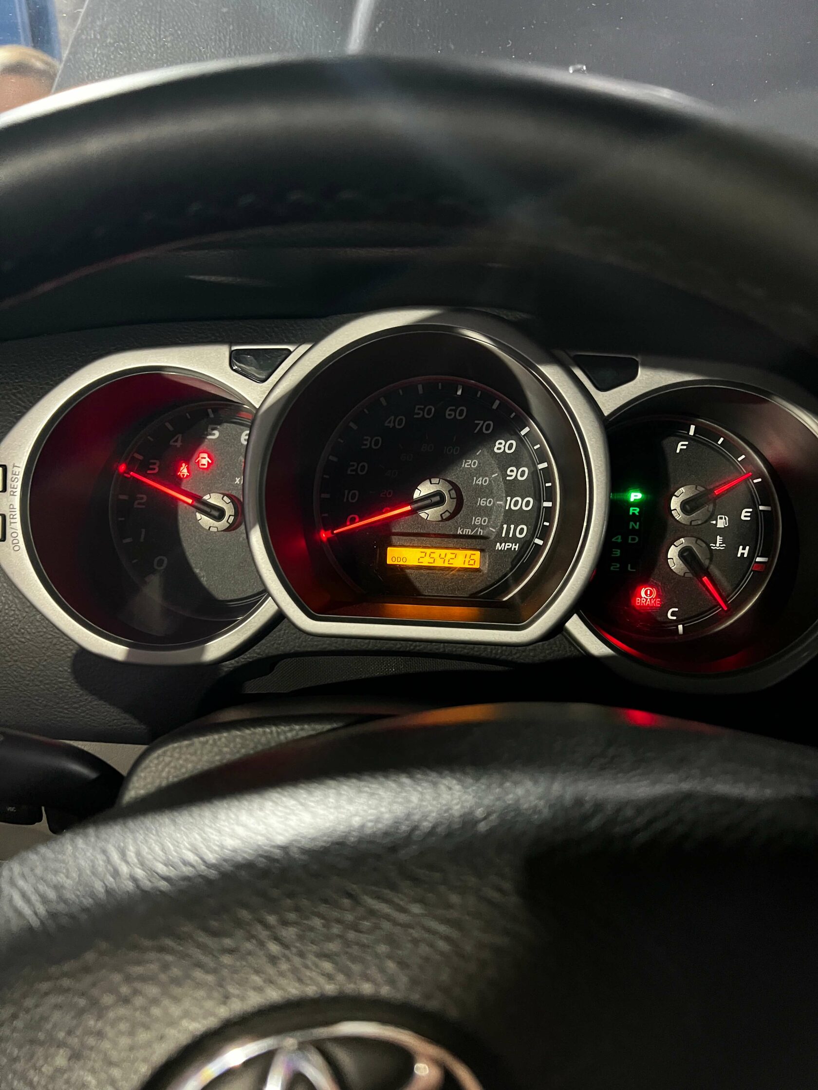 Фиксация пробега Toyota 4runner