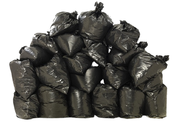 вывоз мусора в мешках