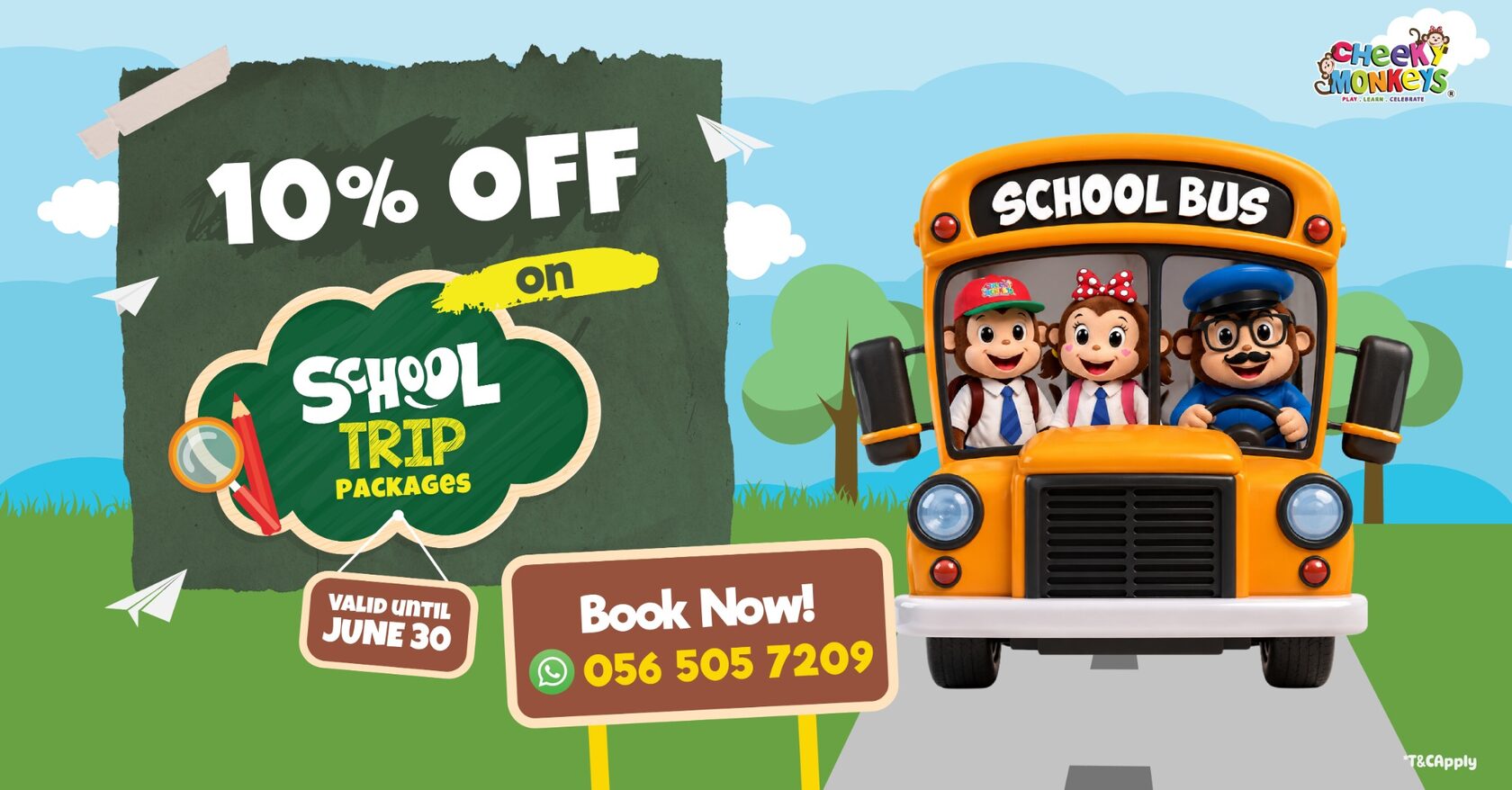 Cheeky Monkeys ad