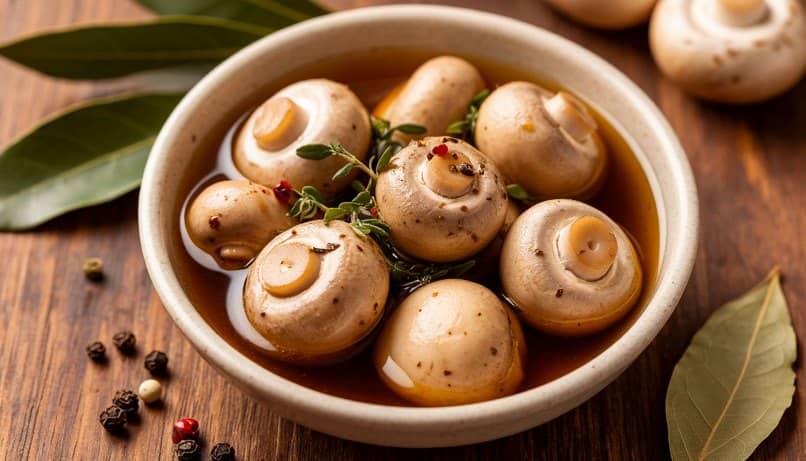 маринованные шампиньоны в домашних условиях